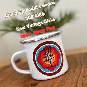 Paddle Board Camp Mug, SUP GIRL